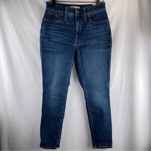 Madewell Petite Curvy High-Rise Skinny Jeans in Lanette Wash